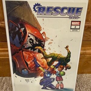 Marvel Rescue 2020 Issue 2 with Red and Green Cover